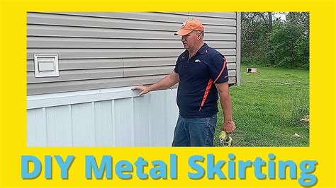 sheet metal skirting|metal roofing for skirting.